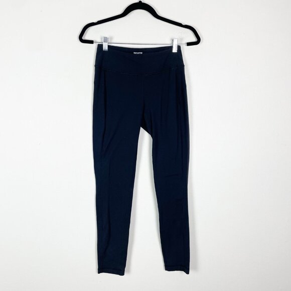 Duluth Trading Co Woman's XS Black Everyday Wear Leggings‎ Mid Rise Basic Fall - Picture 1 of 8